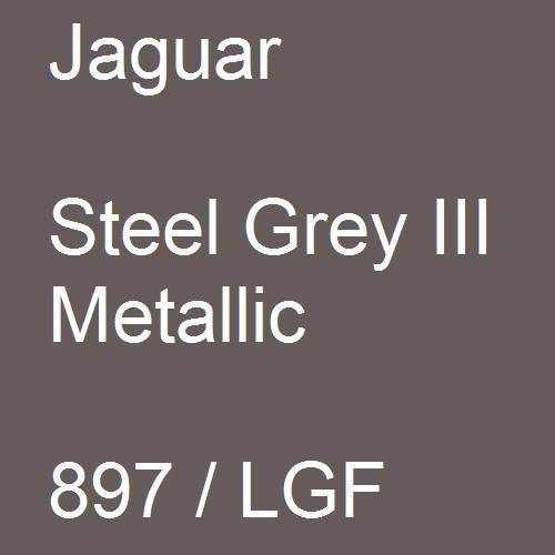 Jaguar, Steel Grey III Metallic, 897 / LGF.